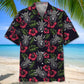 Hawaiian Shirt / Adults / S Scary Skull Head Viking Warrior Hawaiian Shirt