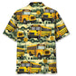 School Bus Camouflage Hawaiian Shirt