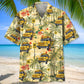 School Bus Coconut Hawaiian Shirt