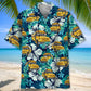 School Bus Tropical Hawaiian Shirt
