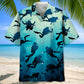 Scuba Diving Beach Hawaiian Shirt