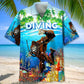 Scuba Diving Diving Hawaiian Shirt