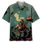 Hawaiian Shirt / Adults / S Scuba Diving Gray Hawaiian Shirt