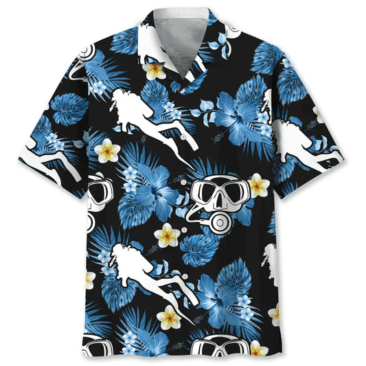 Hawaiian Shirt / Adults / S Scuba Diving Nature Hawaiian Shirt