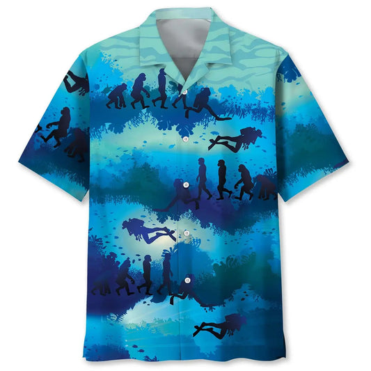 Hawaiian Shirt / Adults / S Scuba Diving Revolution Hawaiian Shirt