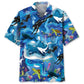 Hawaiian Shirt / Adults / S Scuba Diving Whale Hawaiian Shirt