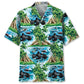 Hawaiian Shirt / Adults / S Shark Monster Truck Beach Hawaiian Shirt