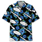 Hawaiian Shirt / Adults / S Skeet Shooting Hibiscus Blue Hawaiian Shirt