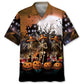 Hawaiian Shirt / Adults / S Skeleton Dancing Halloween Hawaiian Shirt