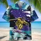 Skiing Snow Landscape Print Hawaiian Shirt