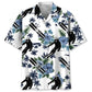Hawaiian Shirt / Adults / S Skiing White Nature Hawaiian Shirt