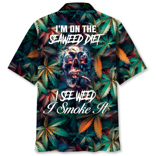 Hawaiian Shirt / Adults / S Skull Diet Hawaiian Shirt