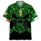Hawaiian Shirt / Adults / S Skull Green St.Patrick Day Hawaiian Shirt