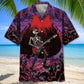 Skull Punk Rock Guitarist Hawaiian Shirt