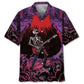 Hawaiian Shirt / Adults / S Skull Punk Rock Guitarist Hawaiian Shirt