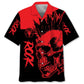 Hawaiian Shirt / Adults / S Skull Punk Rock Hawaiian Shirt