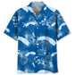 Hawaiian Shirt / Adults / S Skydiving Blue Hawaiian Shirt