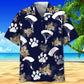Skydiving Dog Tropical Hawaiian Shirt