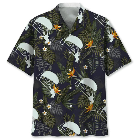 Hawaiian Shirt / Adults / S Skydiving Hawaiian Nature Hawaiian Shirt