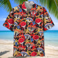 Skydiving Tropical Hawaiian Shirt