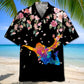 Skydiving Watercolors Flower Hawaiian Shirt