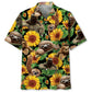 Hawaiian Shirt / Adults / S Sloth Sunflower Hawaiian Shirt