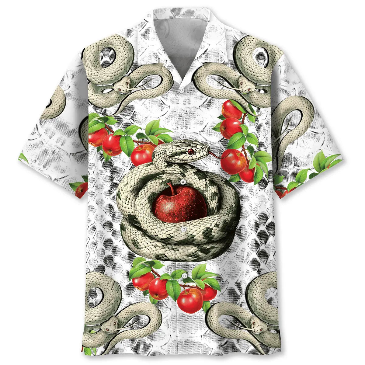 Hawaiian Shirt / Adults / S Snake Vintage Hawaiian Shirt