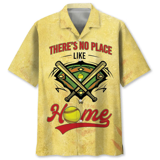 Hawaiian Shirt / Adults / S Softball Home Hawaiian Shirt
