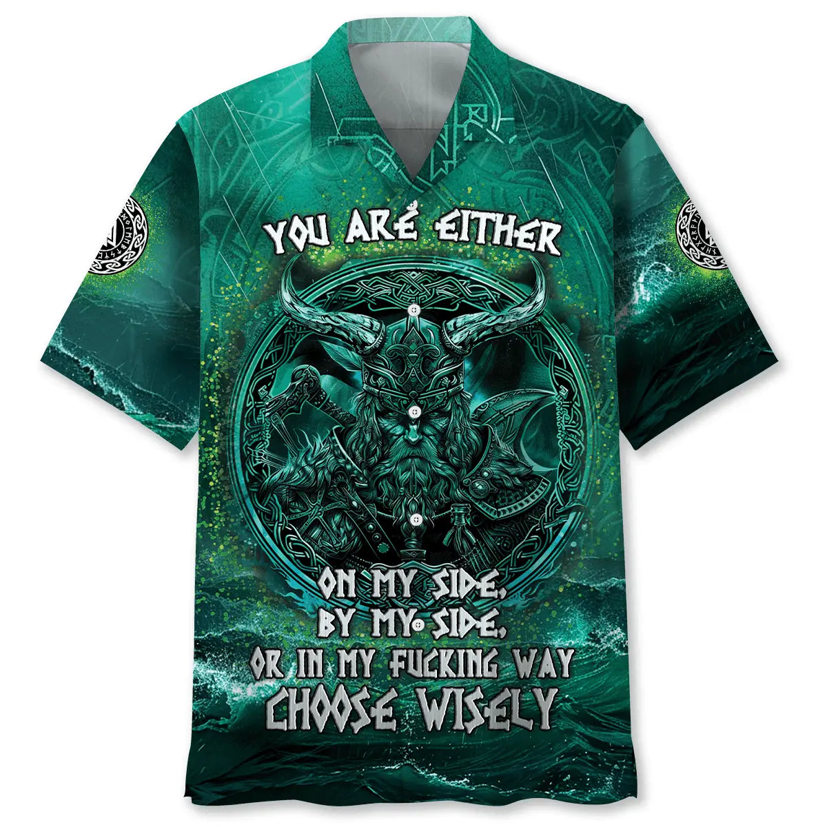 Hawaiian Shirt / Adults / S Spirit Of The Vikings Hawaiian Shirt