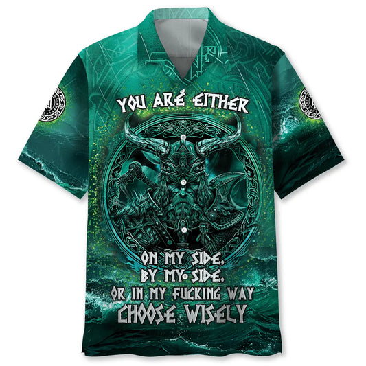 Hawaiian Shirt / Adults / S Spirit Of The Vikings Hawaiian Shirt
