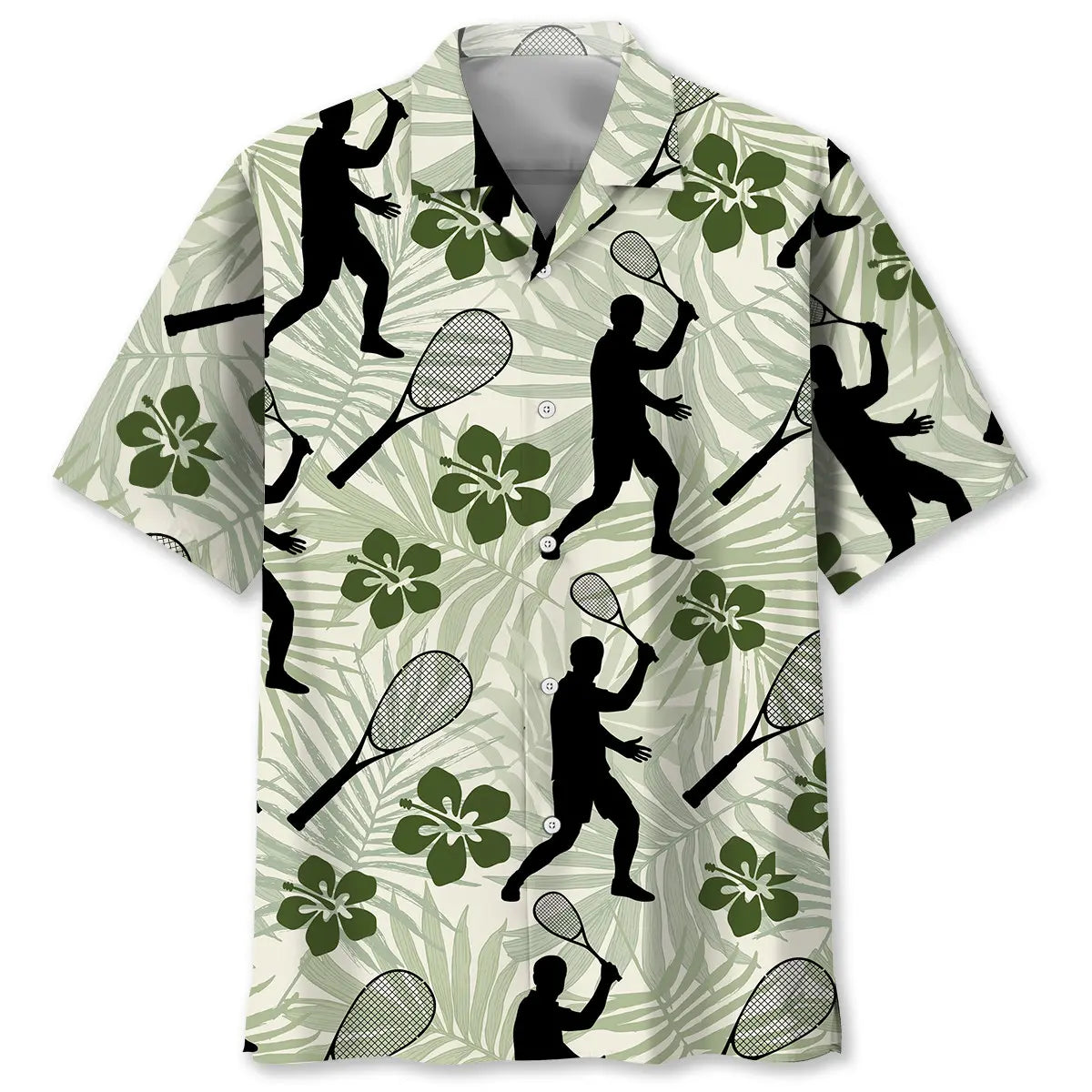 Hawaiian Shirt / Adults / S Squash Sport Hibiscus Hawaiian Shirt