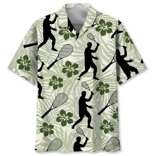 Hawaiian Shirt / Adults / S Squash Sport Hibiscus Hawaiian Shirt