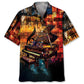 Hawaiian Shirt / Adults / S Stained Glass Grand Piano Hawaiian Shirt