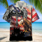 Stand For The Flag Kneel For The Cross Hawaiian Shirt