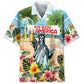 Hawaiian Shirt / Adults / S Statue Of Liberty Hold My Beer Hawaiian Shirt