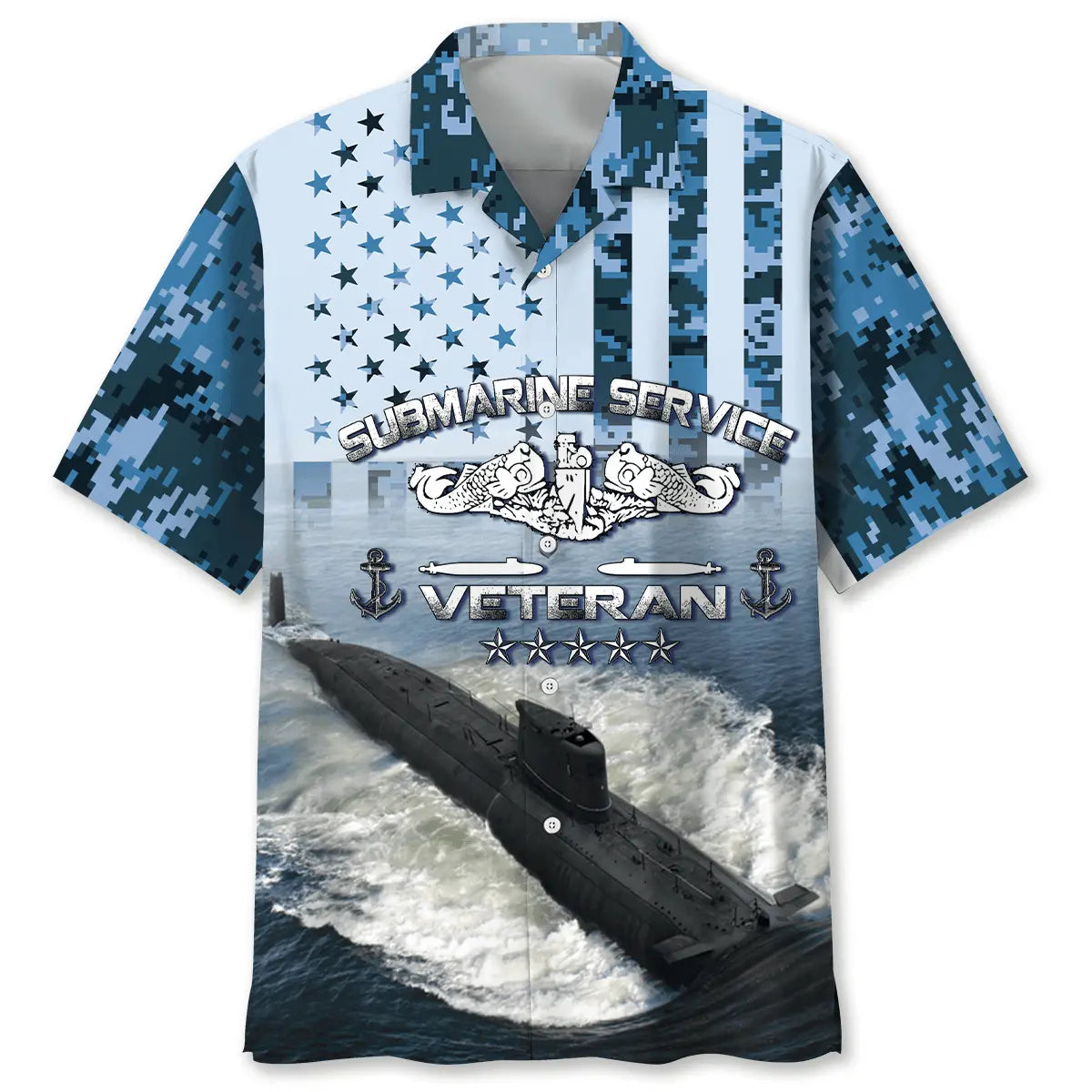 Submarine Service Veteran Hawaiian Shirt