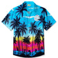 Hawaiian Shirt / Adults / S Summer Beach Coconut Tree Casual Vacation Hawaiian Shirt