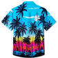 Summer Beach Coconut Tree Casual Vacation Hawaiian Shirt