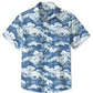 Summer Beach Waves Casual Vacation Hawaiian Shirt
