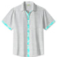 Hawaiian Shirt / Adults / S Summer Ethnic Style Pattern Simple Fine Lines Casual Commuting 50s Vintage Bowling Hawaiian Shirt
