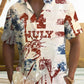 Hawaiian Shirt / Adults / S Summer Flag Independence Day Casual Beach Vacation Hawaiian Shirt