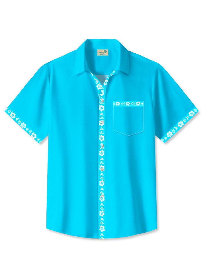 Hawaiian Shirt / Adults / S Summer Flower Simple Commuting Vacation Hawaiian Shirt