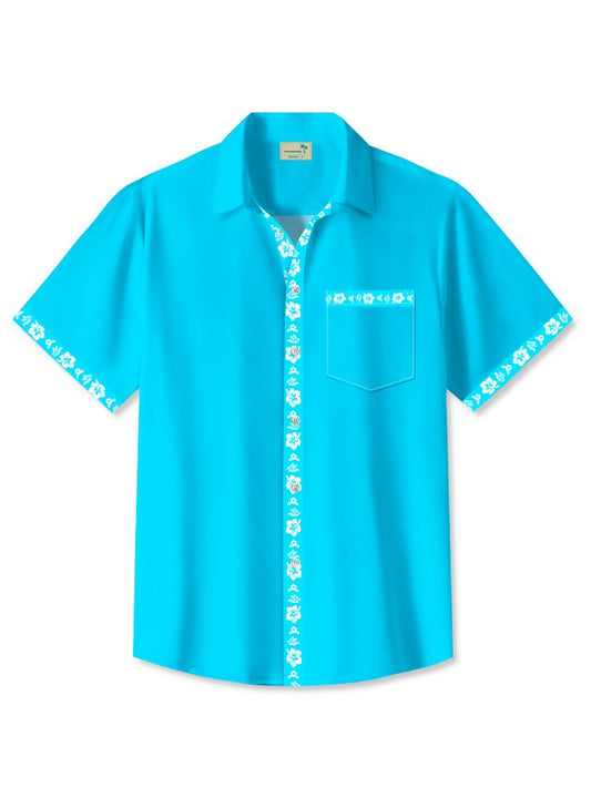 Hawaiian Shirt / Adults / S Summer Flower Simple Commuting Vacation Hawaiian Shirt