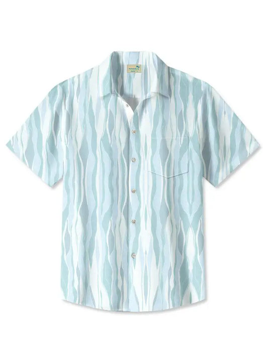 Hawaiian Shirt / Adults / S Summer Geometric Lines 3D Art Gradient Color Leisure Holiday Hawaiian Shirt