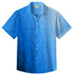 Summer Geometric Pattern Gradient Casual Resort Hawaiian Shirt