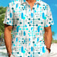 Hawaiian Shirt / Adults / S Summer Geometric Pattern Polka Dot Lines Casual Vacation Hawaiian Shirt
