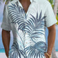 Hawaiian Shirt / Adults / S Summer Leaves Cool Beach Casual Vacation Hawaiian Shirt