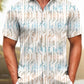 Summer Line Gradient Casual Vacation Hawaiian Shirt