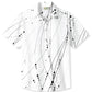 Summer Lines Curves Geometric Pattern Casual Vacation Hawaiian Shirt