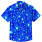 Summer Oil Painting Gradient Color Contrast Color Beach Casual Vacation Hawaiian Shirt